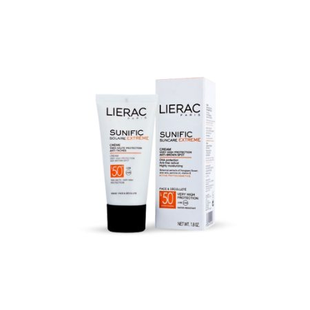 کرم ضد آفتاب و ضد لک لیراک سری سانی فیک بی رنگ +SPF 50 با حجم 50 میلی لیتر