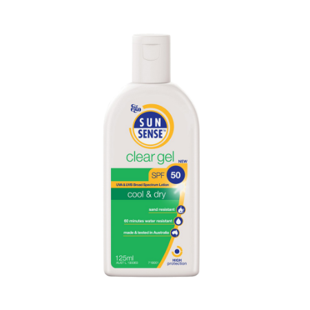 ژل ضد آفتاب ایگو سری سان سنس کلیر ژل SPF50 حجم ۱۲۵ میلی لیتر