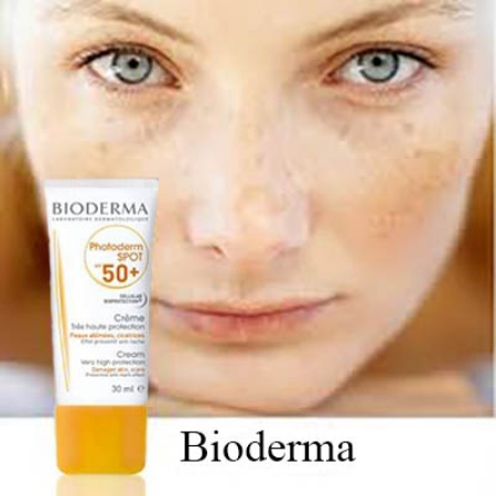 کرم ضد آفتاب بایودرما سری فتودرم اسپات ⁺SPF50 حجم 30 میلی لیتر