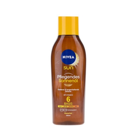 روغن برنزه کننده نیوآ مدل Sun با SPF6 حجم 200 میلی لیتر