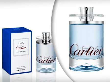 تصویر  ادو تویلت کارتیه مدل Eau de Cartier Vetiver Bleu حجم ۱۰۰ میلی لیتر