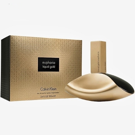 تصویر  ادو پرفیوم مردانه کلوین کلاین مدل Liquid Gold Euphoria Men حجم ۱۰۰ میلی لیتر