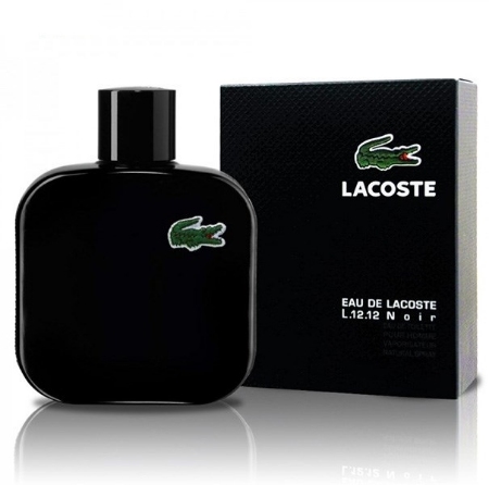 تصویر  ادو تویلت مردانه لاکاست مدل L.12.12 Noir Intense حجم ۱۰۰ میلی لیتر