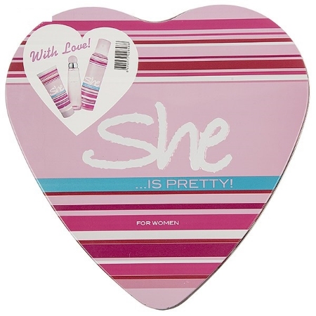 تصویر  ست ادو تویلت زنانه شی مدل Pretty حجم ۵۰ میلی لیتر