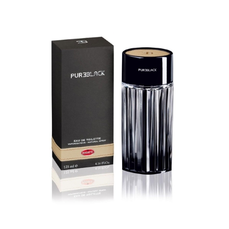 ادو تویلت مردانه بوگاتی مدل پیور بلک حجم ۱۲۵ml
