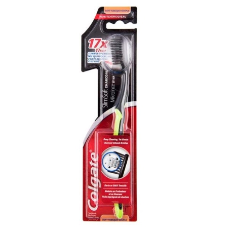 مسواک-کلگیت-مدل-Slim-Soft-Charcoal