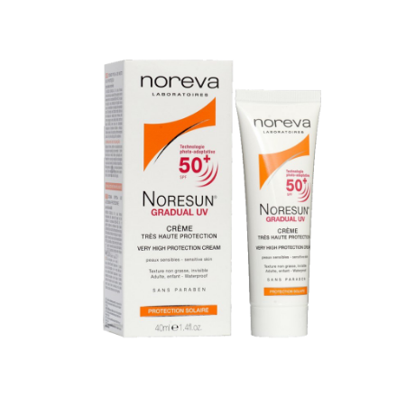 کرم ضد آفتاب نوروا سری نورسان گرجوال +SPF50 با حجم 40 میلی لیتر