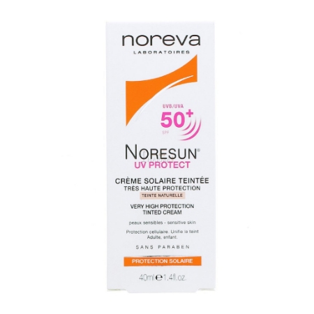 کرم ضد آفتاب نوروا سری نورسان گرجوال رنگی +SPF50 حجم ۴۰ میلی لیتر