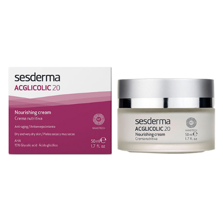 کرم مغذی سسدرما ای سی گلیکولیک 20 حجم ۵۰ میلی لیتر