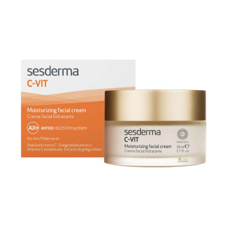 کرم مرطوب کننده سسدرما سی ویت حجم ۵۰ میلی لیتر