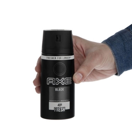 اسپری مردانه اکس مدل Black حجم 150 میلی لیتر