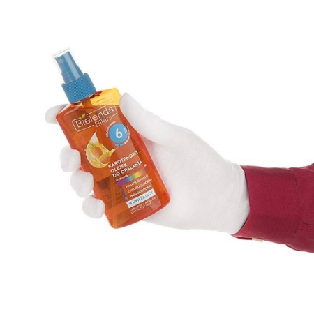 روغن آفتاب برنز کننده بی یلندا مدل Carrot با SPF6 حجم 150 میلی لیتر