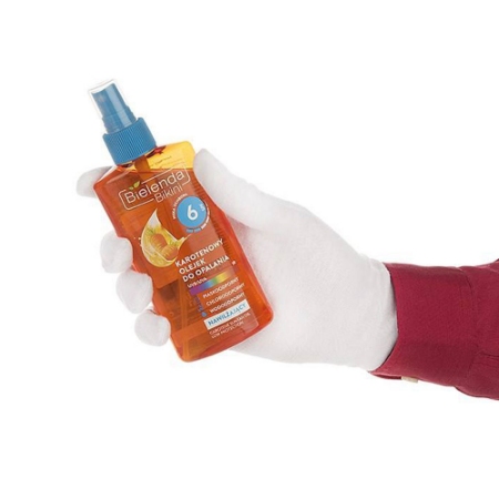 روغن آفتاب برنز کننده بی یلندا مدل Carrot با SPF6 حجم 150 میلی لیتر