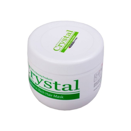 ماسک موی مغذی کریستال مدل بدون آبکشی حجم 500 میلی لیتر