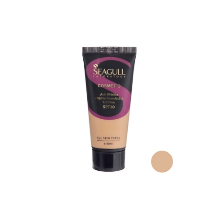 کرم پودر ضد چروک سی گل مدل Light Beige کد 07 حجم 30 میلی لیتر