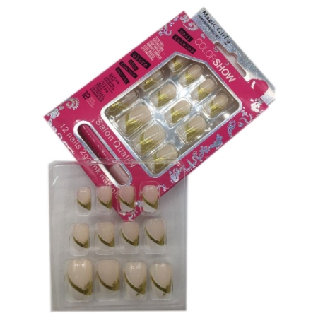 ناخن مصنوعی مجیک گرل مدل 112 بسته 12 عددی