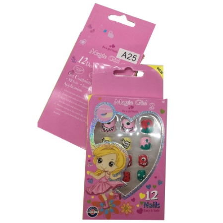 ناخن مصنوعی کودک مجیک گرل مدل 25