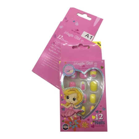 ناخن مصنوعی کودک مجیک گرل مدل A1