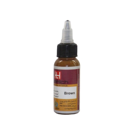رنگ تاتو هرلیچ مدل پلاس رنگ قهوه ای وزن 60 گرم