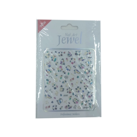 تصویر  برچسب ناخن سه بعدی جیول شماره 6