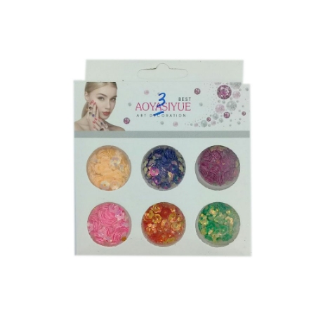 دیزاین ناخن 6 تایی شماره 3