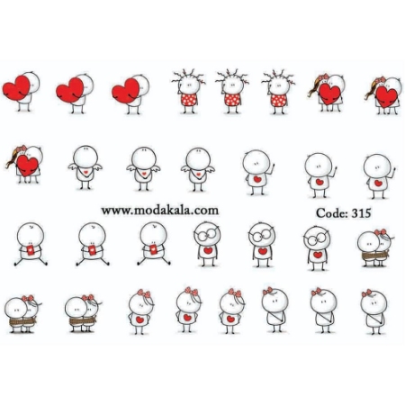 لنز ناخن شماره 315