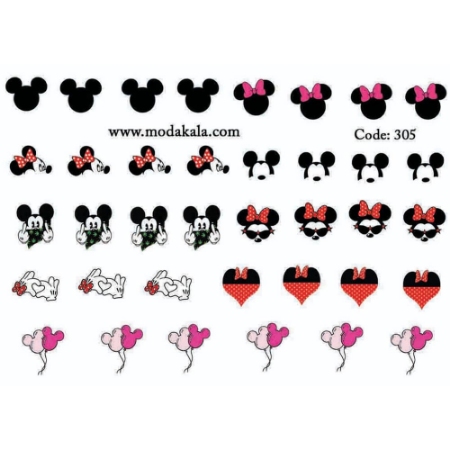 لنز ناخن شماره 305