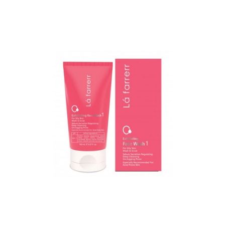 ژل شستشوی صورت با اثر لایه برداری لافارر شماره 1 مخصوص پوست چرب