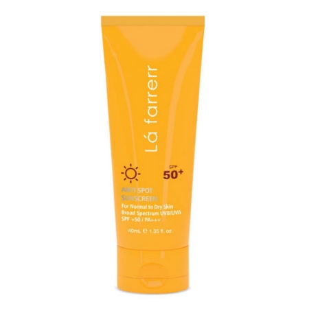 کرم ضد آفتاب ضد لک لافارر مخصوص پوست خشک و معمولی SPF50