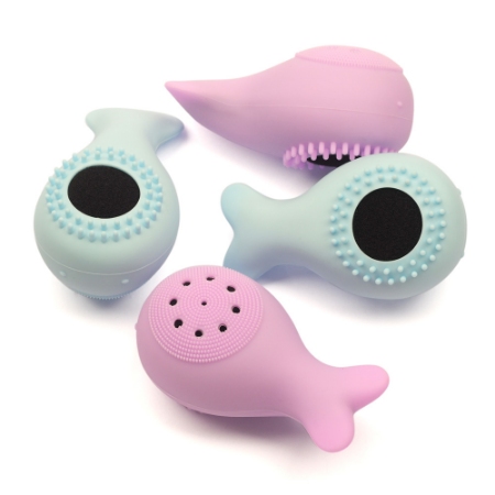 فیس براش دستی سیلیکونی دالاس طرح ماهی مدل 1754