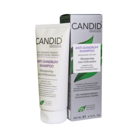 شامپو ضد شوره کاندید برای شوره خشک و ملایم حجم 200 میلی لیتر