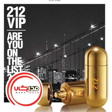 تصویر  عطر ادکلن ۲۱۲ وی آی پی زنانه | Carolina Herrera 212 VIP