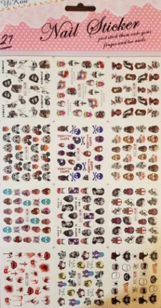 لنز ناخن شماره 21