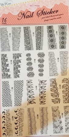 لنز ناخن شماره 16