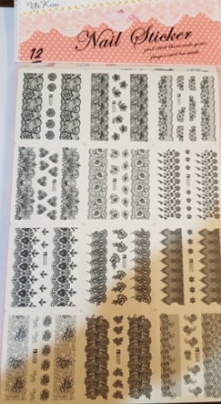 لنز ناخن شماره 12