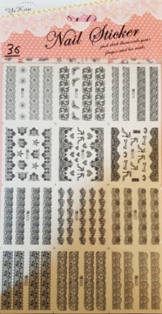 لنز ناخن شماره 36