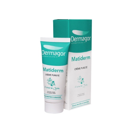 کرم مرطوب و مات کننده پوست چرب و مختلط درماگور مدل متیدرم 