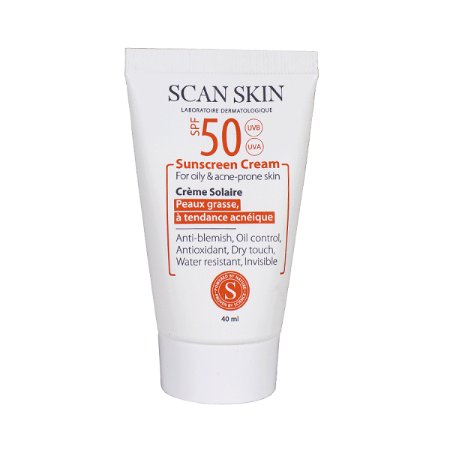 کرم ضد آفتاب اسکن اسکین اس پی اف 50 مخصوص پوست چرب 