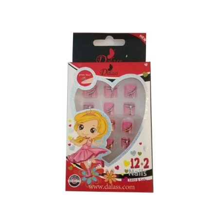 ناخن مصنوعی کودک دالاس مدل 1916 بسته 12 عددی