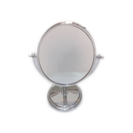 آينه آرایشی پايه دار گرد با بزرگنمایی 3X دالاس مدل 2701