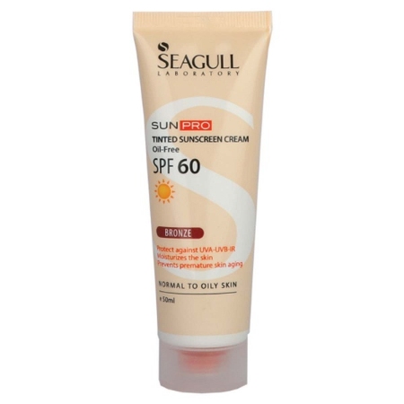 کرم ضد آفتاب بژ روشن سی گل مدلSPF60 فاقد چربی 50 میلی لیتر