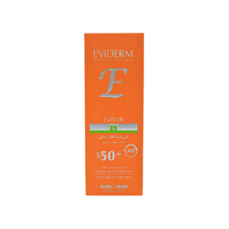 ضد آفتاب اویدرم spf50 بی رنگ مناسب پوست چرب