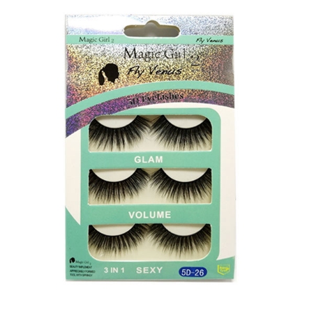 مژه 5 بعدی مجیک گرل سه جفتی شماره 26