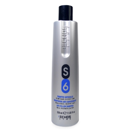 شامپو ضد زردی مو اچ اس لاین مدل S6 حجم 350 میلی لیتر