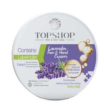 کرم مرطوب کننده تاپ شاپ مدل اسطوخودوس حجم 200 میلی لیتر