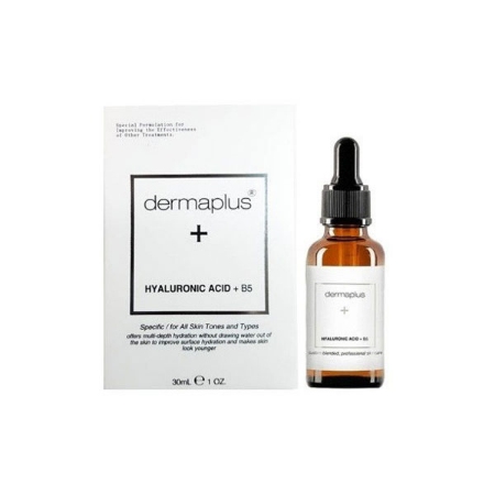 محلول رطوبت رسان عمقی و ضد چروک حاوی ویتامین B5 و اسید هیالورونیک درما پلاس