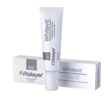کرم روشن کننده و ضد لک ویتالیر مدل وایت ویت حجم 30 میلی لیتر