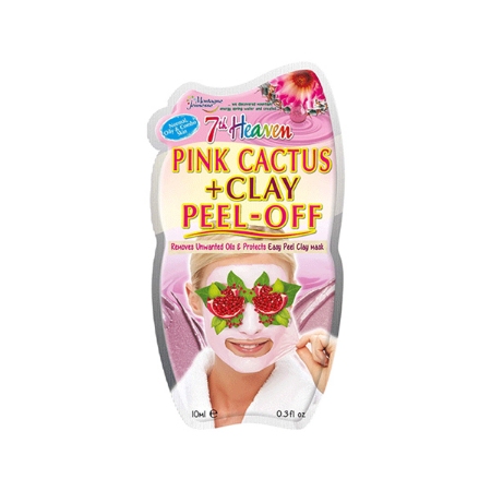 ماسك سون هیون  مدل پيل آف كاكتوس صورتي و خاك رس تنظيم كننده چربي پوست 