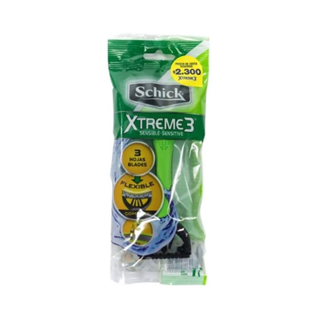 تیغ اصلاح مردانه 3 تیغه شیک مدل اکستریم