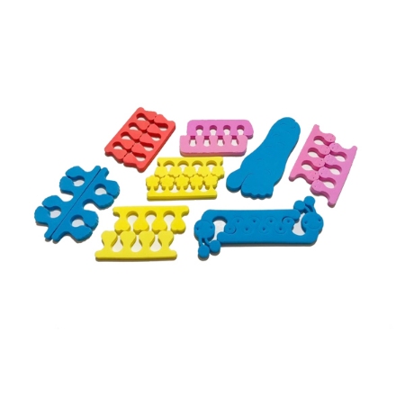 پد لا انگشتی مانیکور و پدیکور مدل 12 جفتی